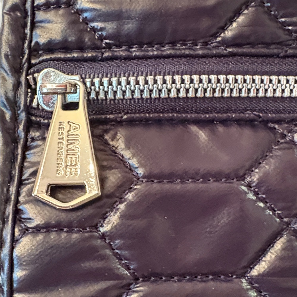 Aimee Kestenberg Blue Nylon Diamond Python Cosmet… - image 8